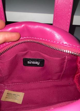 Розовая сумка sinsay4 фото