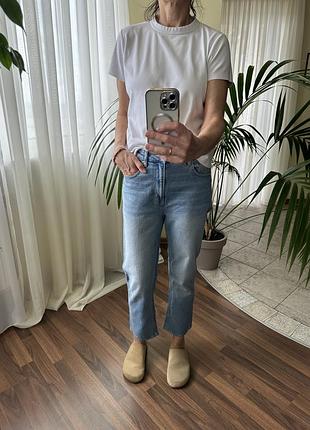 Cropped джинсы из коллаборации brock colection &h&m, размер 40