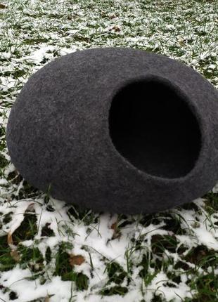Под заказ домик для кота из шерсти