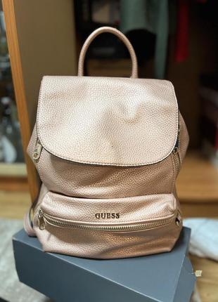 Guess рюкзак alanis small backpack hwalan p6444 розовый цвет: розовый2 фото