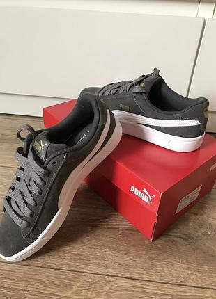 Топовые кроссовки кроссовки Stickereien puma оригинал натуральная кожа