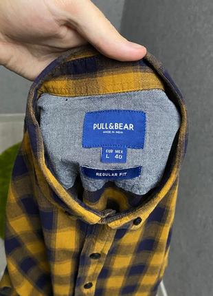 Клетчатая рубашка от бренда pull&bear5 фото