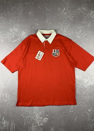 Cotton traders british & irish lions rugby винтаж регби поло футболка 1989 коллекционная