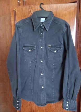 Фирменная оригинальная джинсовая рубашка-курточка -италия.1 фото