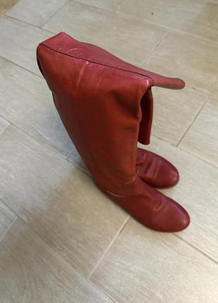 Італійські шкіряні ботфорди