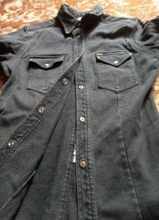 Фирменная оригинальная джинсовая рубашка-курточка -италия.3 фото