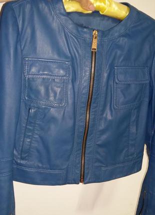 Cnc costume national куртка кожаная укороченная xs