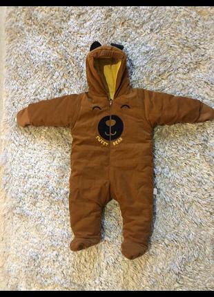 Комбинезон мишка bebetto {0-3 мес}