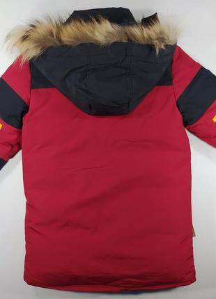Куртка зимова з натур. опушенням для хлопчиків 152,1583 фото