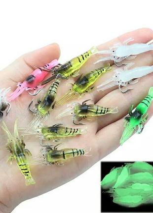 Светящаяся приманка для рыбалки (набор 5 шт.)