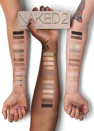 Палетка тіней urban decay naked 2 eyeshadow palette3 фото