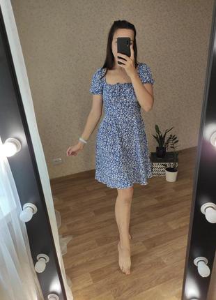 Новое платье голубое s m2 фото