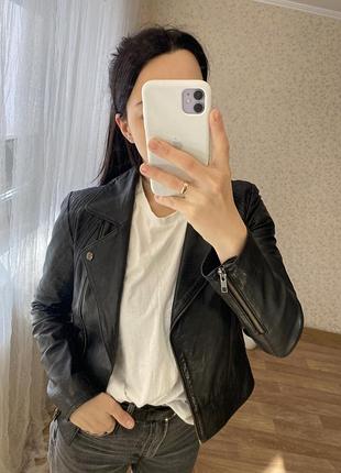 Zara h&m. косуха шкіряна xs