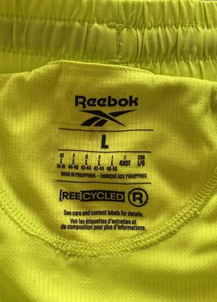 Спортивные женские шорты reebook running sports, размер l, оригинал, шорты для бега3 фото
