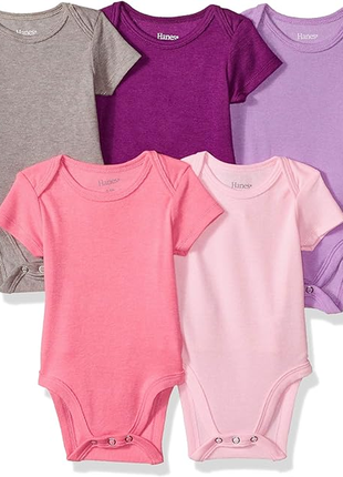 🌺дитячі боді hanes 5 шт.usa❤️