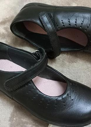 Туфли мокасины кожа дев. 28р.clarksиндии