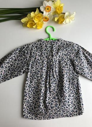 Блузка рубашка цветы нарядная блуза name it6 фото
