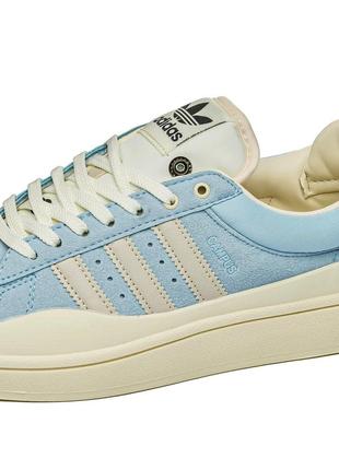 Adidas campus x bad bunny голубые9 фото