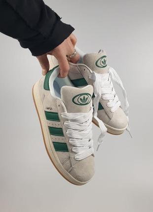 Adidas campus 00s •light grey green•4 фото