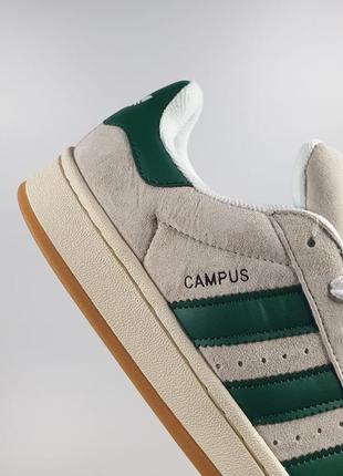 Adidas campus 00s •light grey green•5 фото