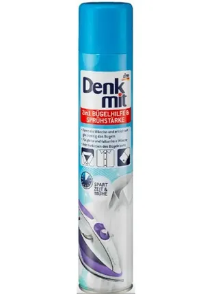 Спрей для прасування з крохмалем denkmit 2in1 bügelhilfe & sprühstärke 500ml