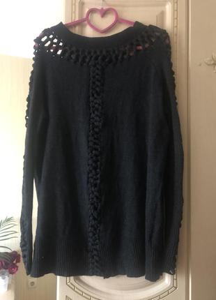 Трендовый объёмный свитер джемпер туника платье, all saints allsaints4 фото
