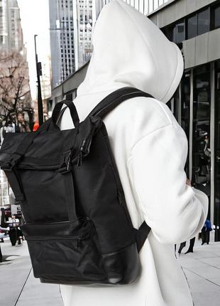 Рюкзак rolltop для ноутбука мужской и женский городской для путешествий роллтоп2 фото