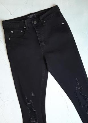 🌿1+1=3 фірмові чорні завужені чоловічі джинси стрейч boohoo, розмір 44 - 463 фото
