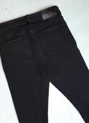🌿1+1=3 фірмові чорні завужені чоловічі джинси стрейч boohoo, розмір 44 - 464 фото
