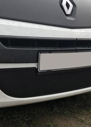 Зимняя нижняя решетка (2008-2013) матовая для renault kangoo