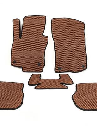 Коврики eva (кирпичные) для skoda octavia ii a5 2006-2010 гг