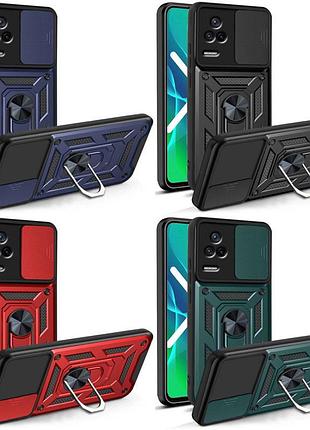 Ударостійкий чохол camshield serge ring для xiaomi poco f4