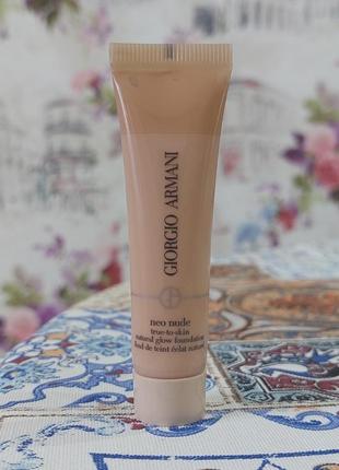 Тональная основа природного сияния giorgio armani neo nude 2.5 foundation natural glow, 15 мл.