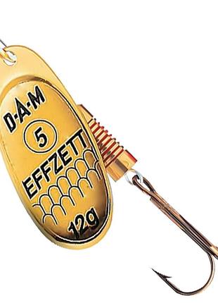 Блесна-вертушка dam effzett standart 4гр (gold)