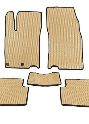 Коврики для qashqai (eva, бежевый) для nissan qashqai 2014-2021 гг
