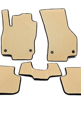 Килимки eva (бежевий) для skoda octavia iii a7 2013-2019рр