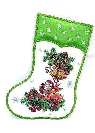 Рождественский сапожок - "белочка"