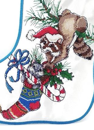 Різдвяний чобіток - "лісові звірятка - 2"2 фото