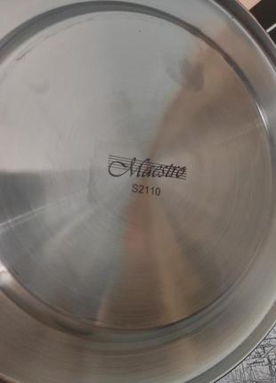 Чайник для плити зі свистком maestro 13123 фото