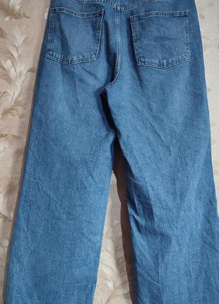M&s широкие джинсы на высокой посадке6 фото