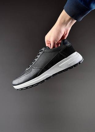 Классические кроссовки черного цвета для стильных мужчин🖤3 фото