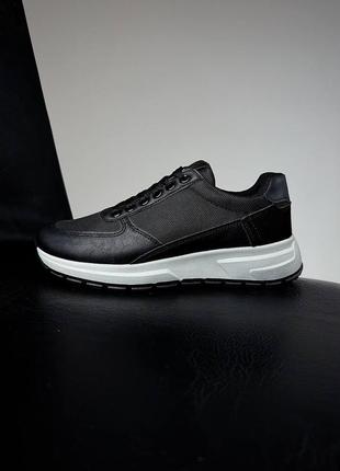 Классические кроссовки черного цвета для стильных мужчин🖤6 фото
