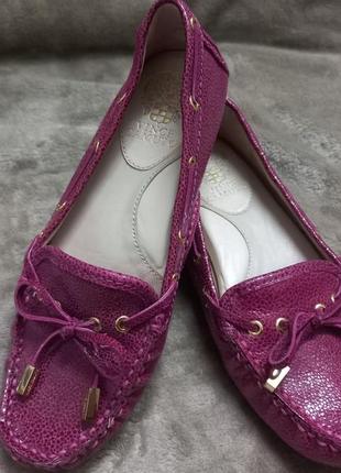 Туфли мокасины кожа дев 35-36р.vince camuto англии