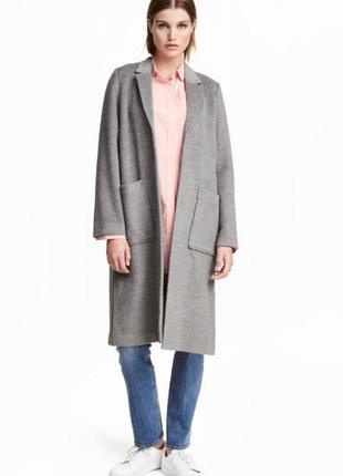 Стильне сіре пальто h&m