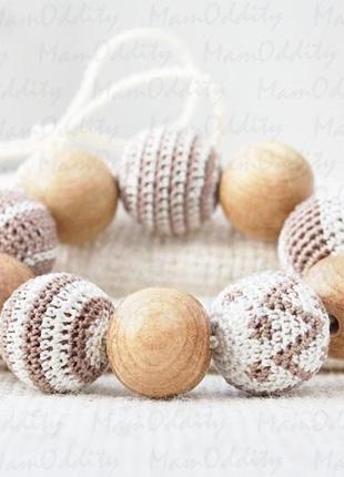 Прорізувач з ялівця та бавовни кольору капучино