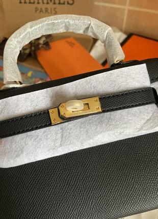 Нова запакована сумка з натуральної шкіри hermes kelly 197 фото