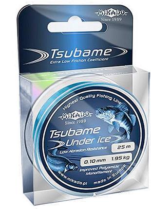 Волосінь mikado tsubame under ice 30м 0,18 мм 4,70 кг (світло-блакитний)