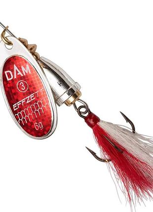 Блесна-вертушка dam effzett executor с бородкой 8гр (reflex red)