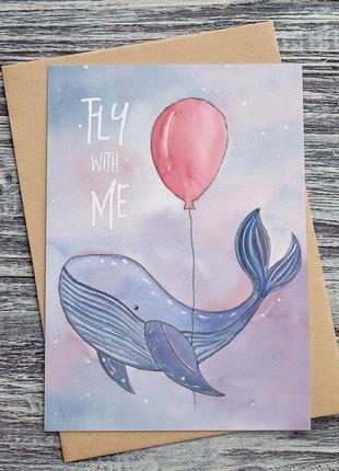 0002 листівки "fly with me"1 фото