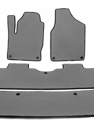 Коврики eva (3 ряда, серые) для seat alhambra 1996-2010 гг